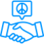 illustration image/icon of shaking hands for Reconciliation Service
